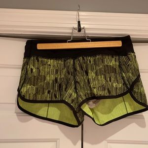 Lululemon green shorts